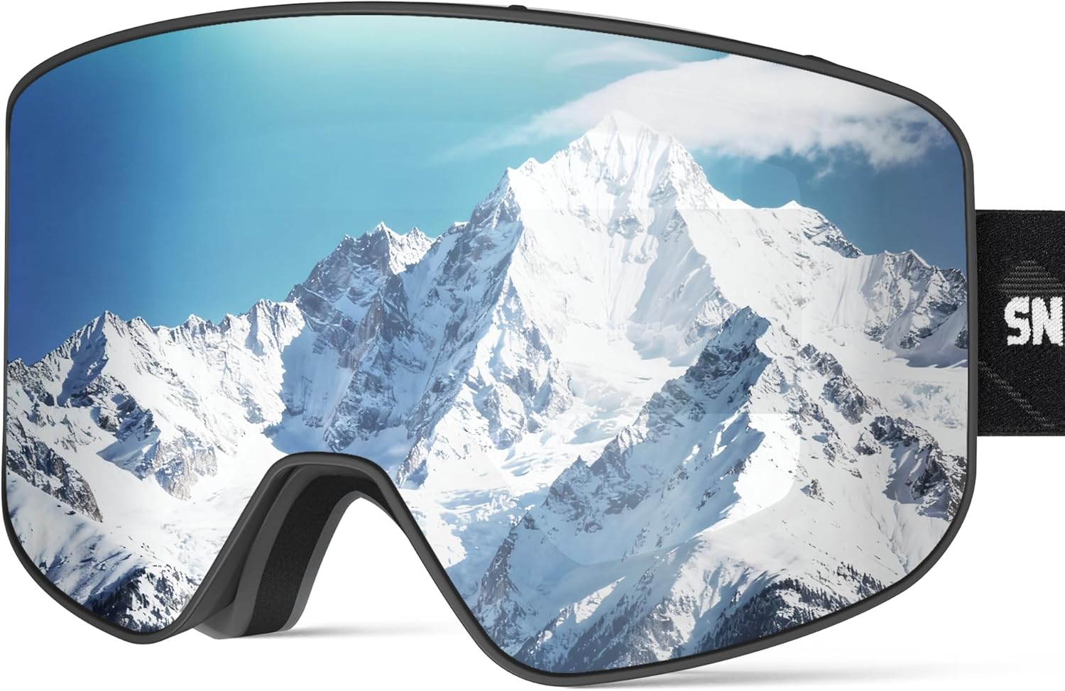 SNOWER Ski Goggles, OTG Anti Fog Snowboard Goggles, HD Snow Goggles UV400 Protection for Men Women Youth