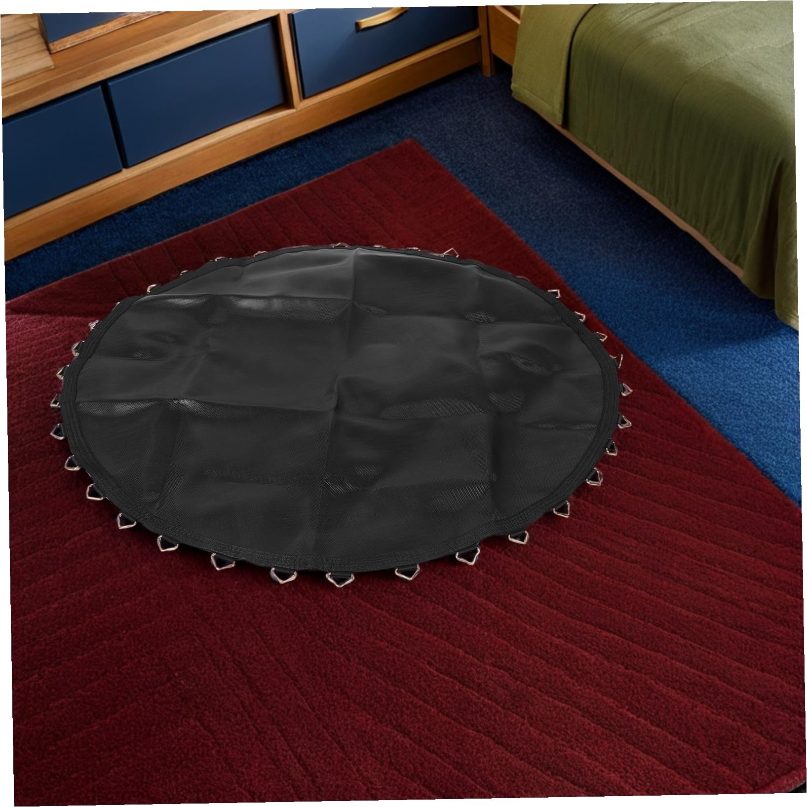 Tappeto elastico di ricambio per trampolino da esterno, resistente, elastico per fitness e sicurezza, accessorio robusto per una migliore esperienza di salto