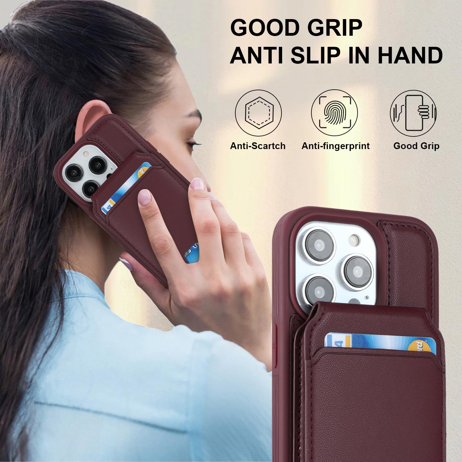 Funda Purpurina Compatible Con MagSafe Para IPhone 13 Pro Max - La Casa