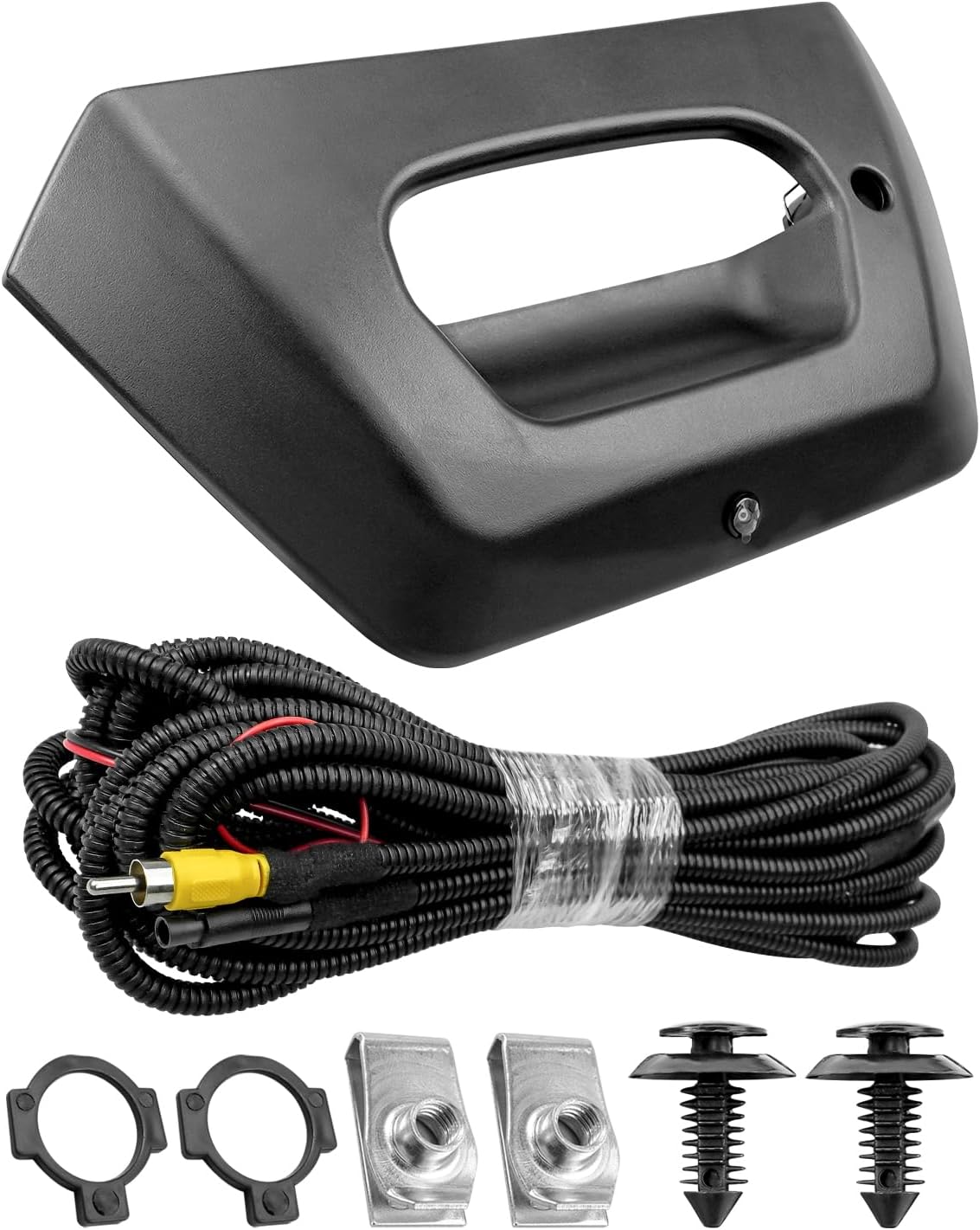 Tailgate Handle Bezel Trim Backup Camera Fit for Chevrolet Avalanche 1500 2500 2002 2003 2004 2005 2006 Pickup Truck Replace 93440179 15094722 GM1916104 GM1916105