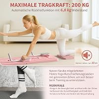 Northdeer Pilates Reformer Összecsukható 8 az 1-ben Fitness Készlet Otthonhoz 4