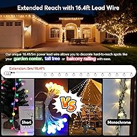 Vista 3 de Cadena de luces LED con forma de esfera.