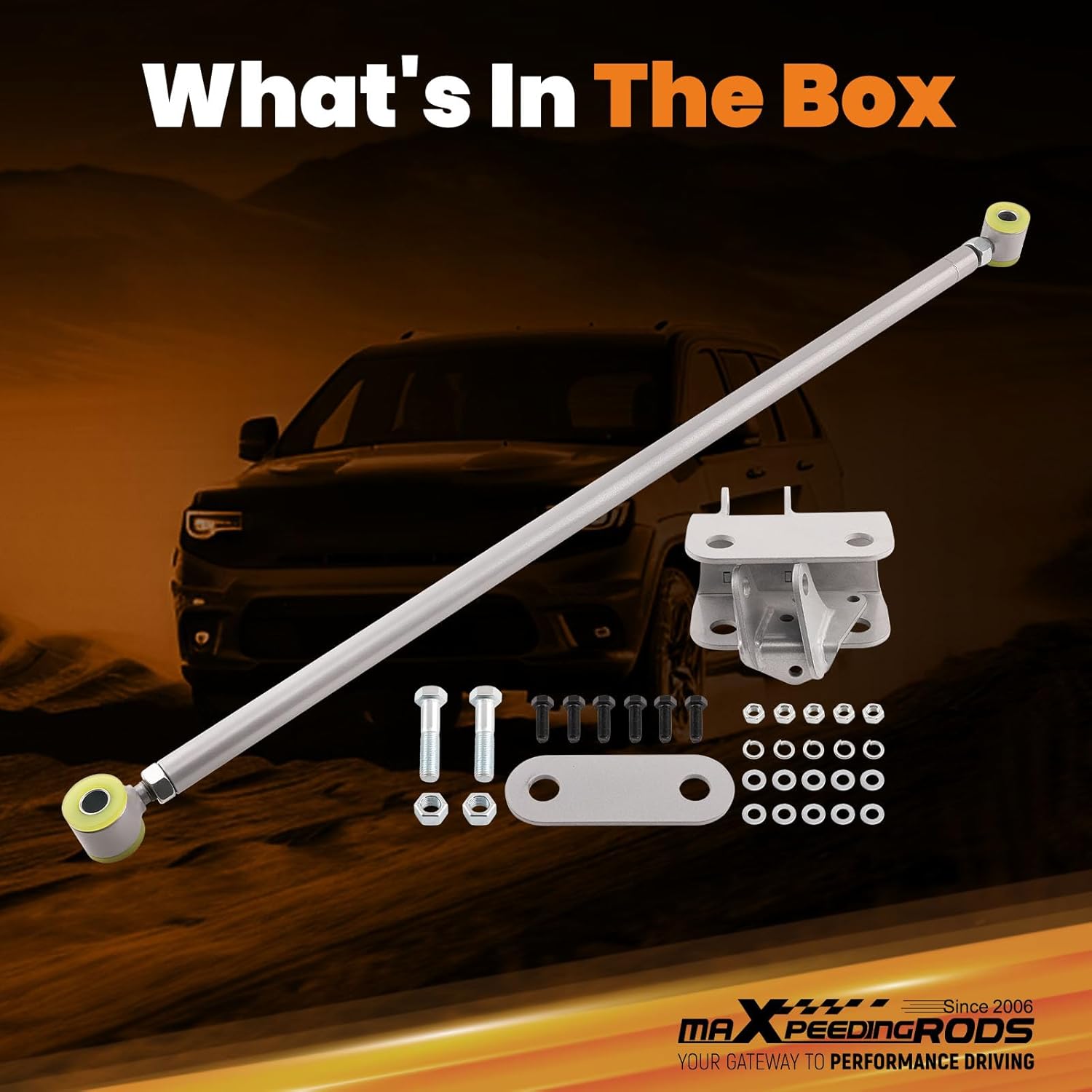 maXpeedingrods Adjustable Track Bar for Chevy C10/GMC 1960-1972 Truck Bolt Fixing Frame Mounting Bracket