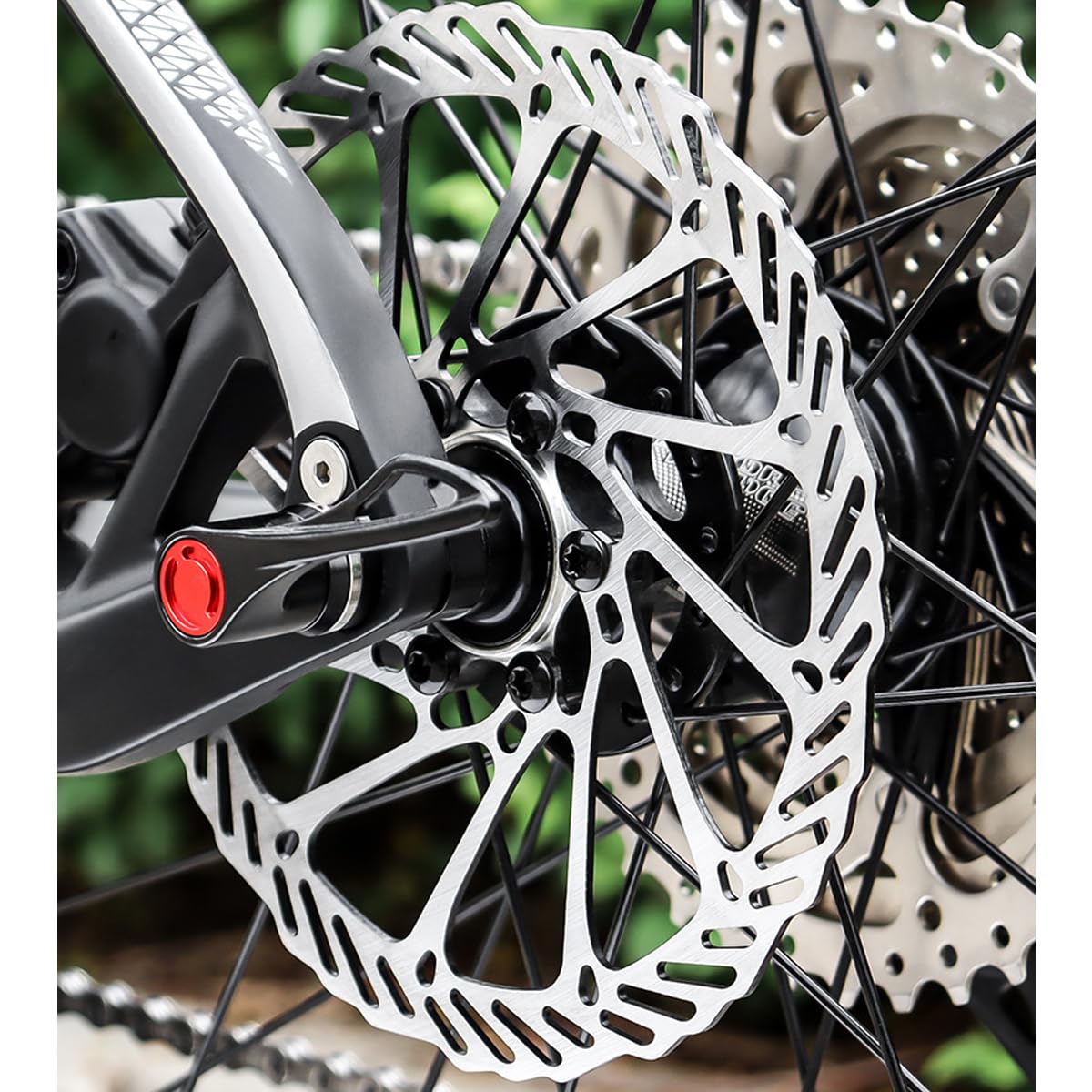 HOUSON 2pcs bicycle disc brake disc, bicycle brake disc with screws disc bicycle accessories for road bike mountain bike BMX MTB 160MM - Image 4
