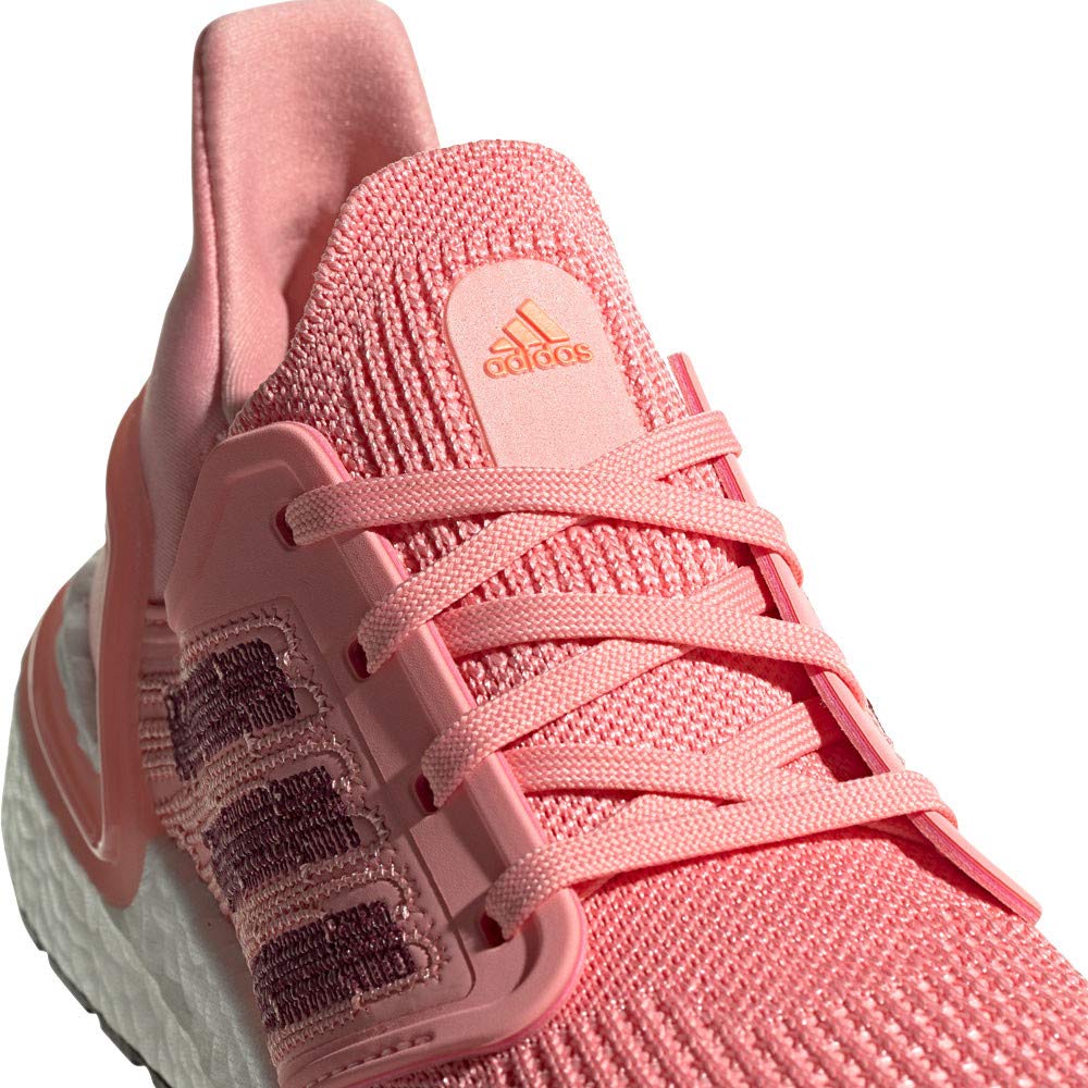 adidas Damskie buty do biegania Ultraboost 20 W, Różowy, glory pink (róż glory), maroon (bordowy), signal coral (koralowy signal), 37 1/3 EU