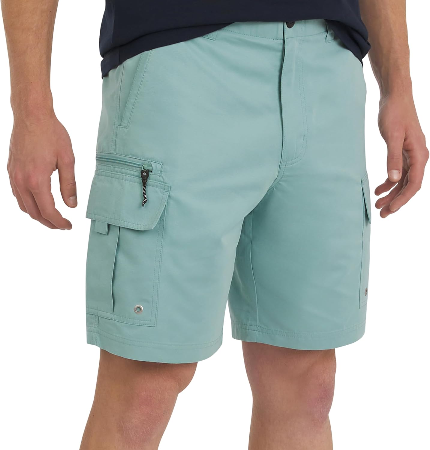 Quiksilver Men's Regular Fit Fixed Waist Water Friendly Active Hybrid Cargo Shorts (32-42