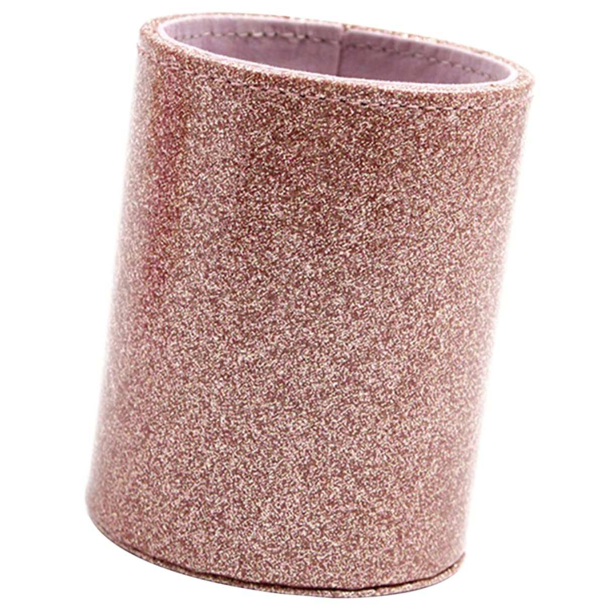 Abaodam 4pièces Porte-stylo Pu Pailleté Organisateur De Bureau Multifonctionnel Pour Crayons Et Pinceaux De Maquillage Rangement Élégant Et Pratique Pour Décoration De Bureau