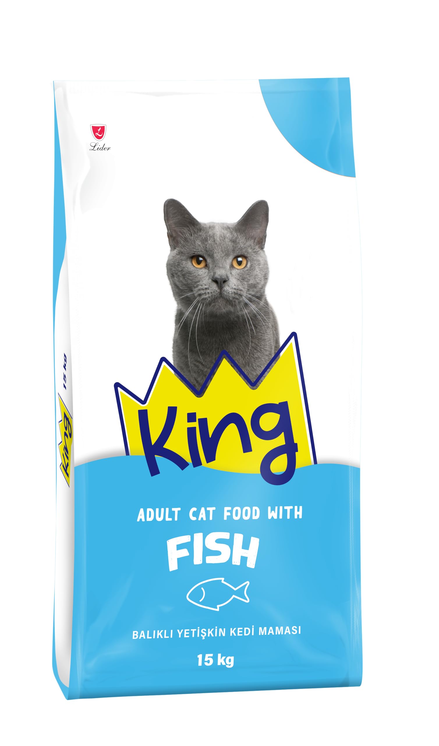 King Balıklı Kedi Maması 15Kg