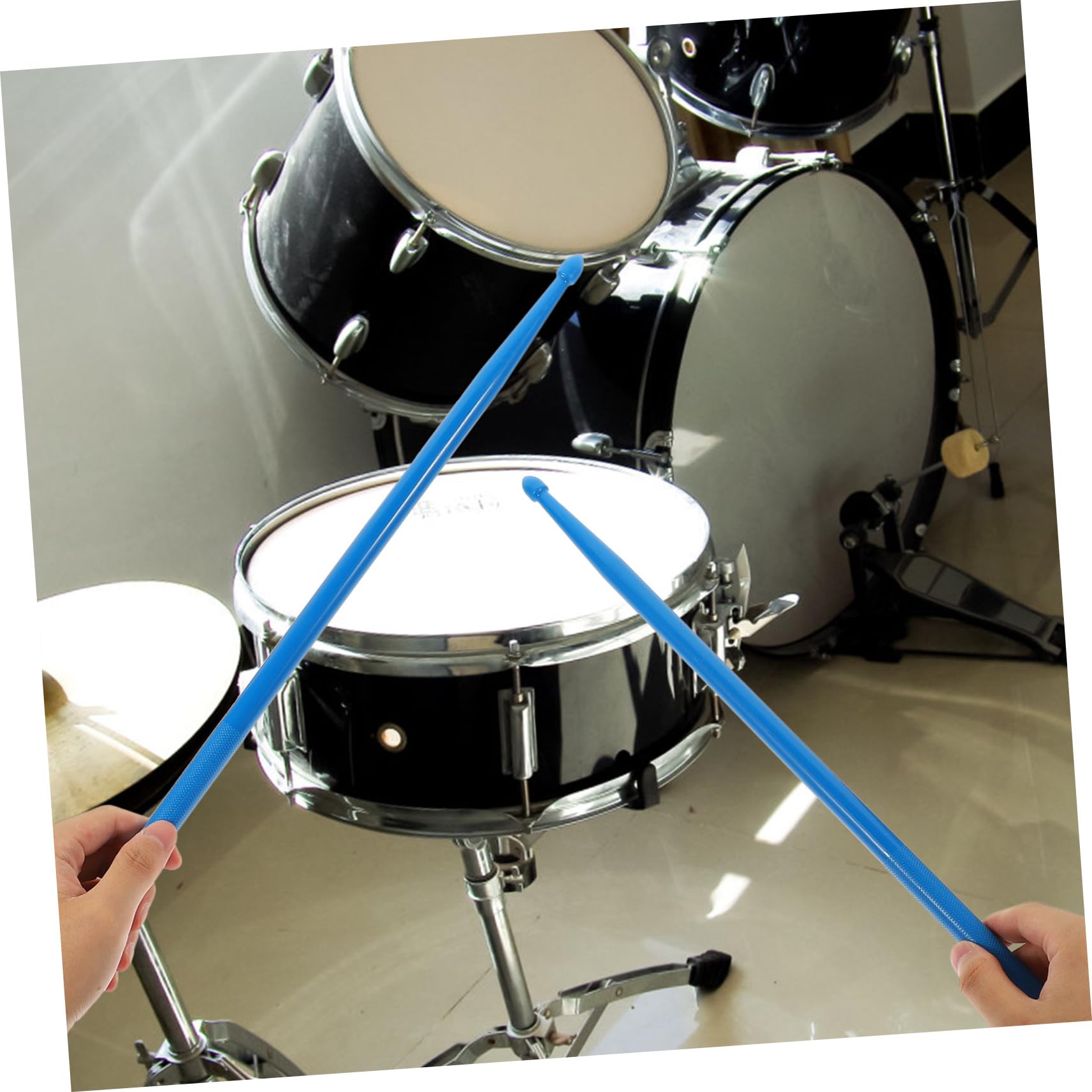 VICASKY 2pares Baquetas De Percusión De Doble Para Batería Mallets De Accesorios Para Instrumentos De Percusión