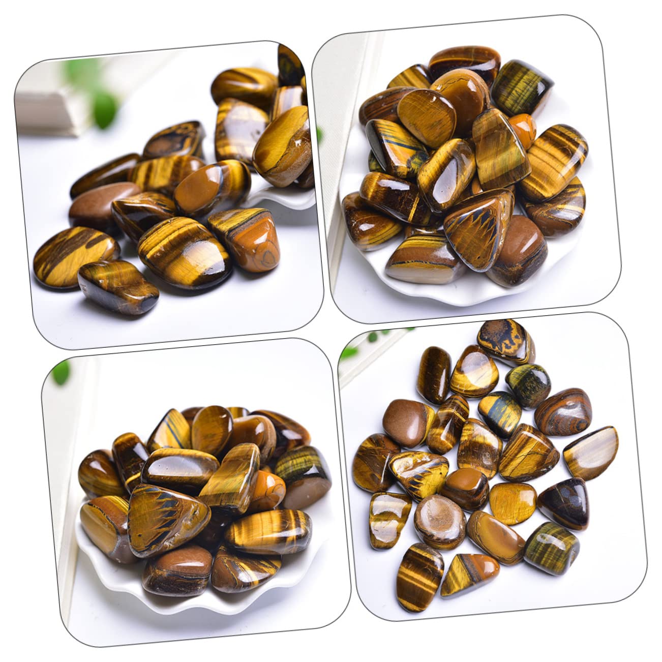 OUNONA Aquarium Macadam Decorative Stones Smooth Finish DIY Fish Tank Landscaping Decor 2200g Large Decorative Gravel