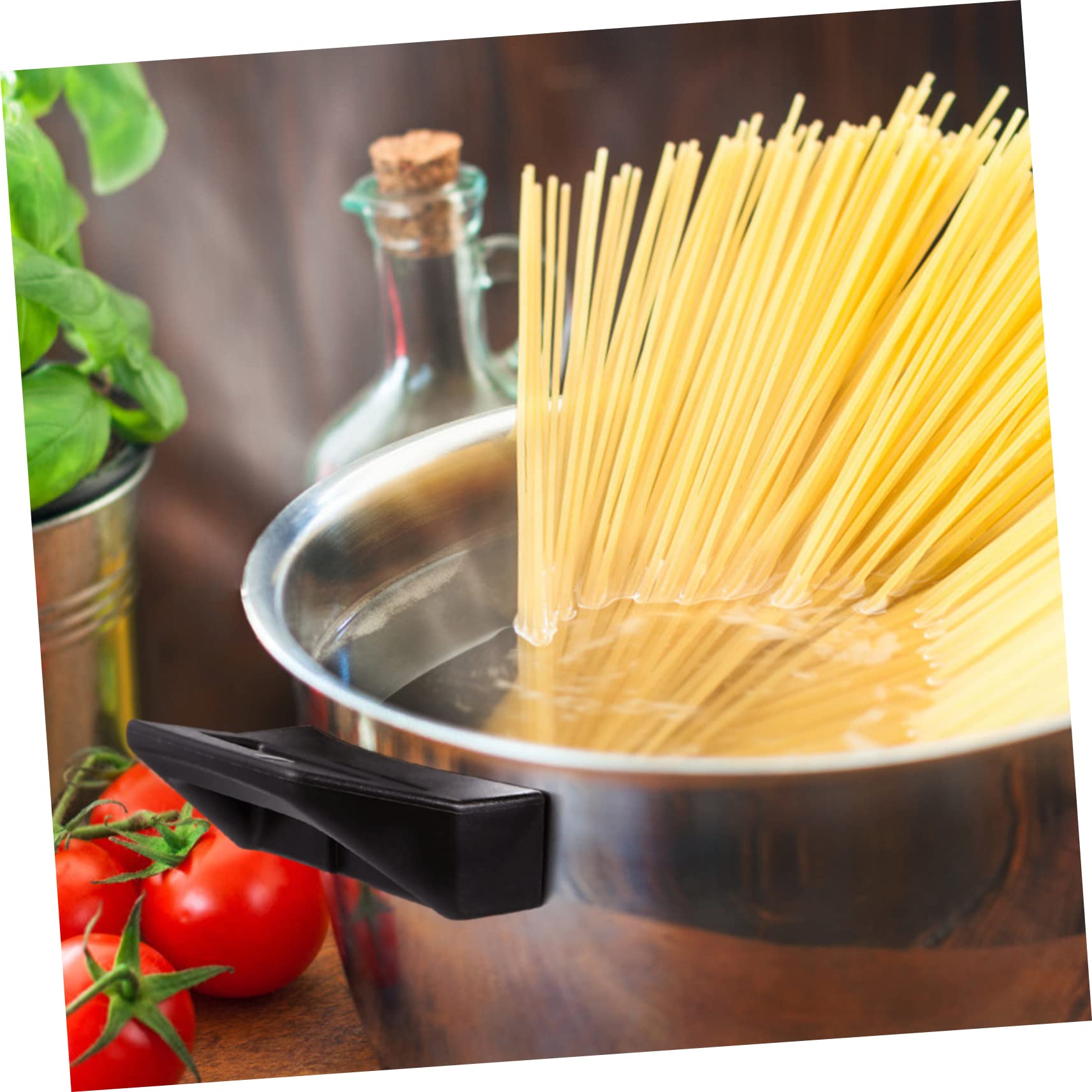 CIYODO Stainless Steel Noodles Cooker Pot High Temperature Non Stick Cooking Boiler Practical Noodle Strainer for Quick Cooking for Soups and Porridge