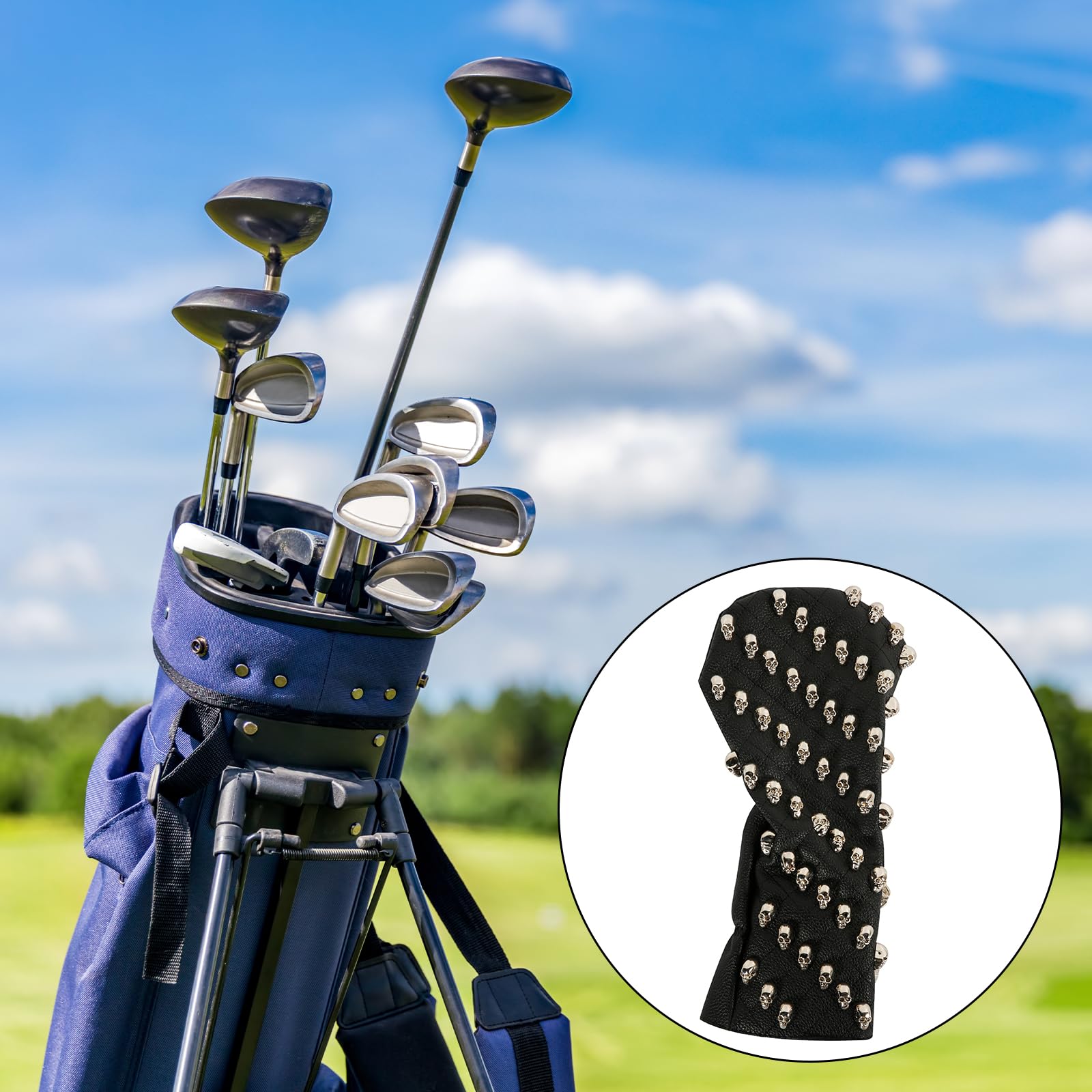 Funda para cabeza de palo de golf para hombres y mujeres, cubierta de palo de golf, cubierta de hierro para palo de golf