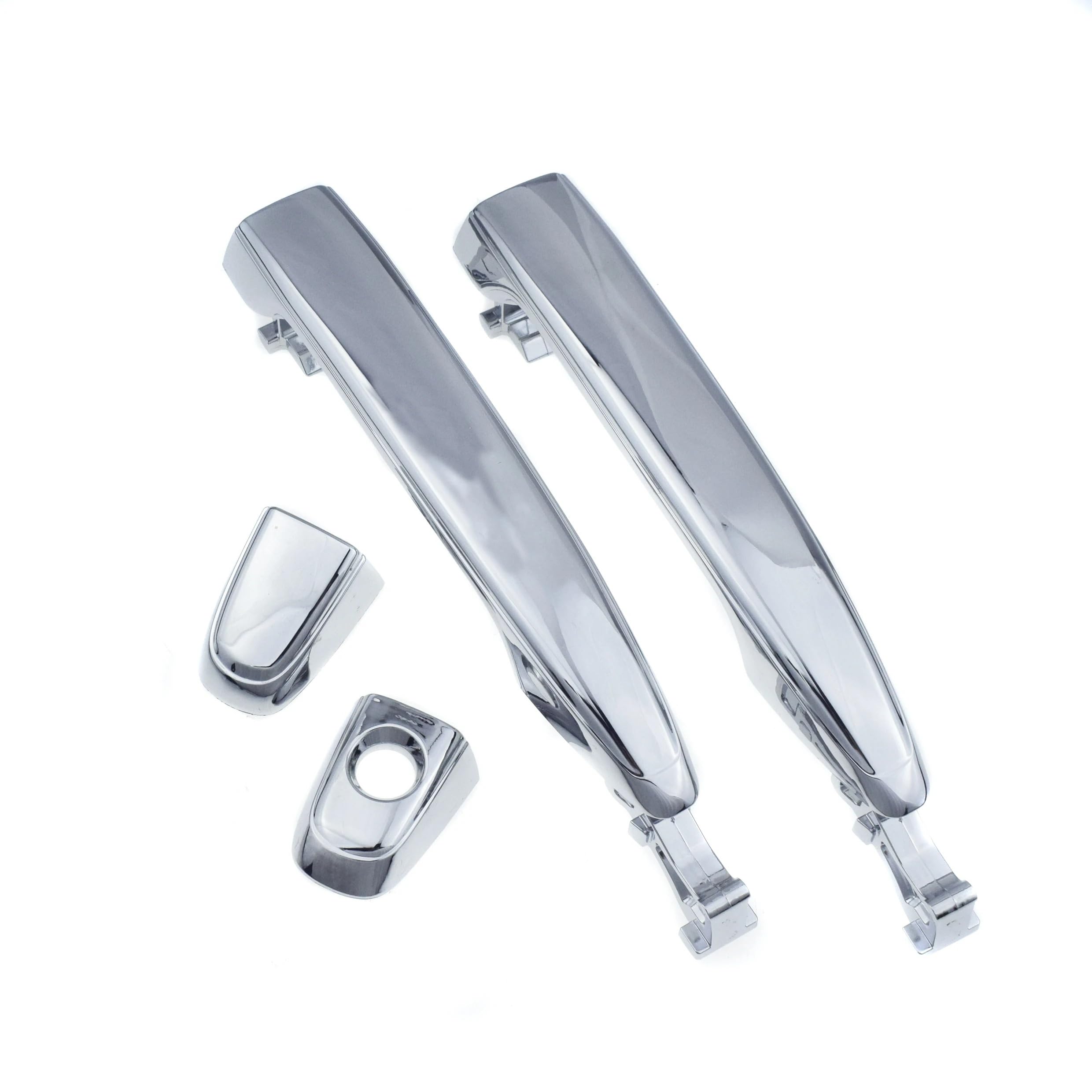 Hufagyg 2Pcs Front Lh Rh Kit Chrome Car Outside Door Handle Front Rear Left Right For Toyota