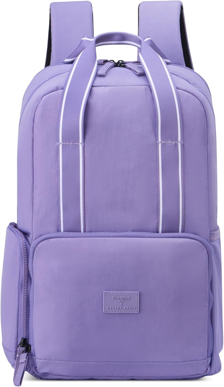 florence by mills Carefree Carry Laptop Travel Backpack, Lavender