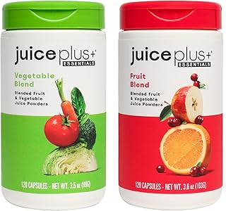 Sponsored Ad - JuicePlus+ Fruit and Vegetable Blend: for Solid Nutritional Foundation - Boost Family's Health with 20 Frui...