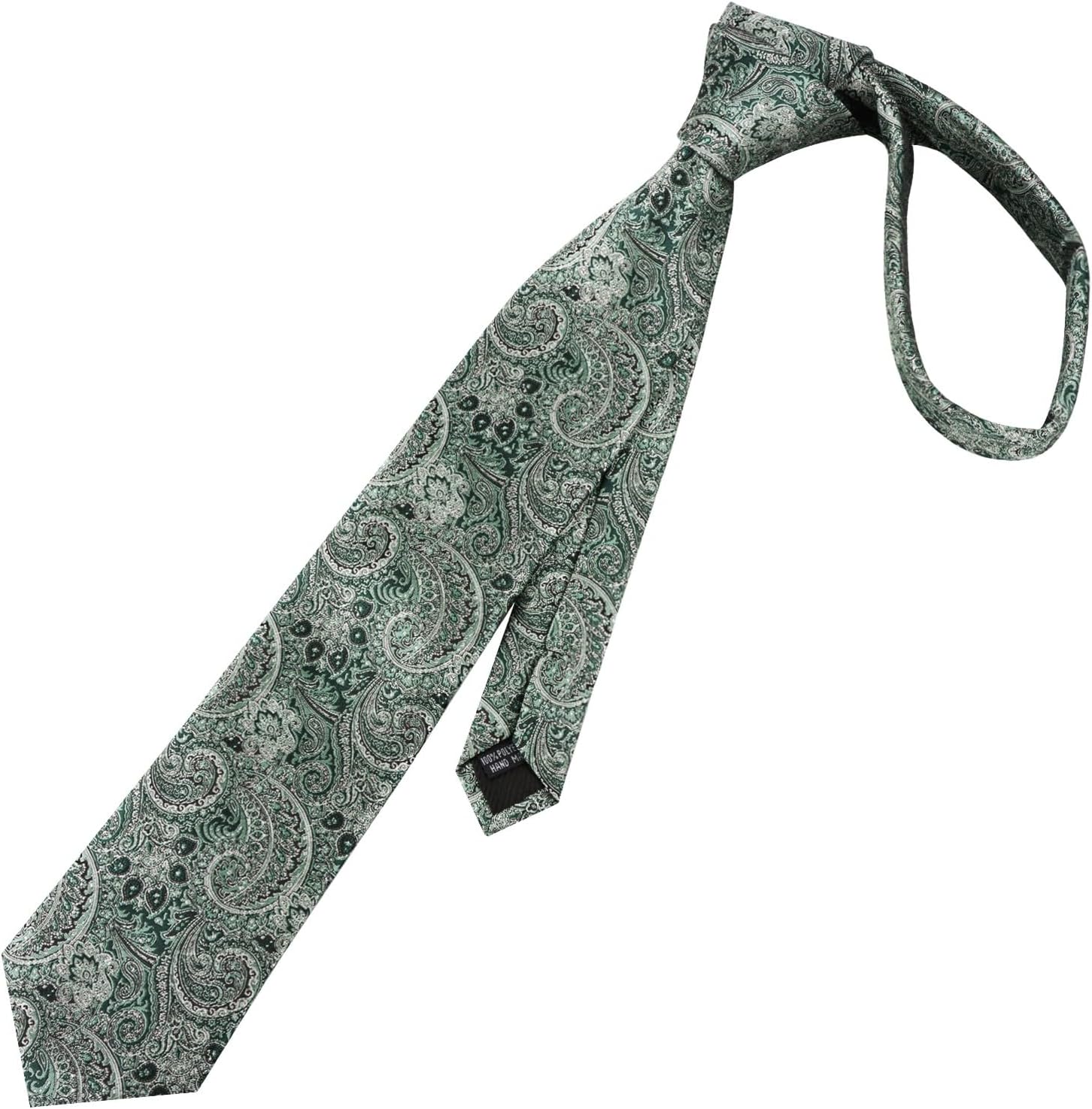 Alizeal Mens 2pcs Paisley 3.15'' Tie Set with Hanky Casual Floral Necktie Set - Image 3