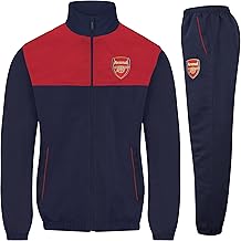 Arsenal FC Men's Tracksuit Jacket & Trousers Official Merchandise Gift For Football Fans