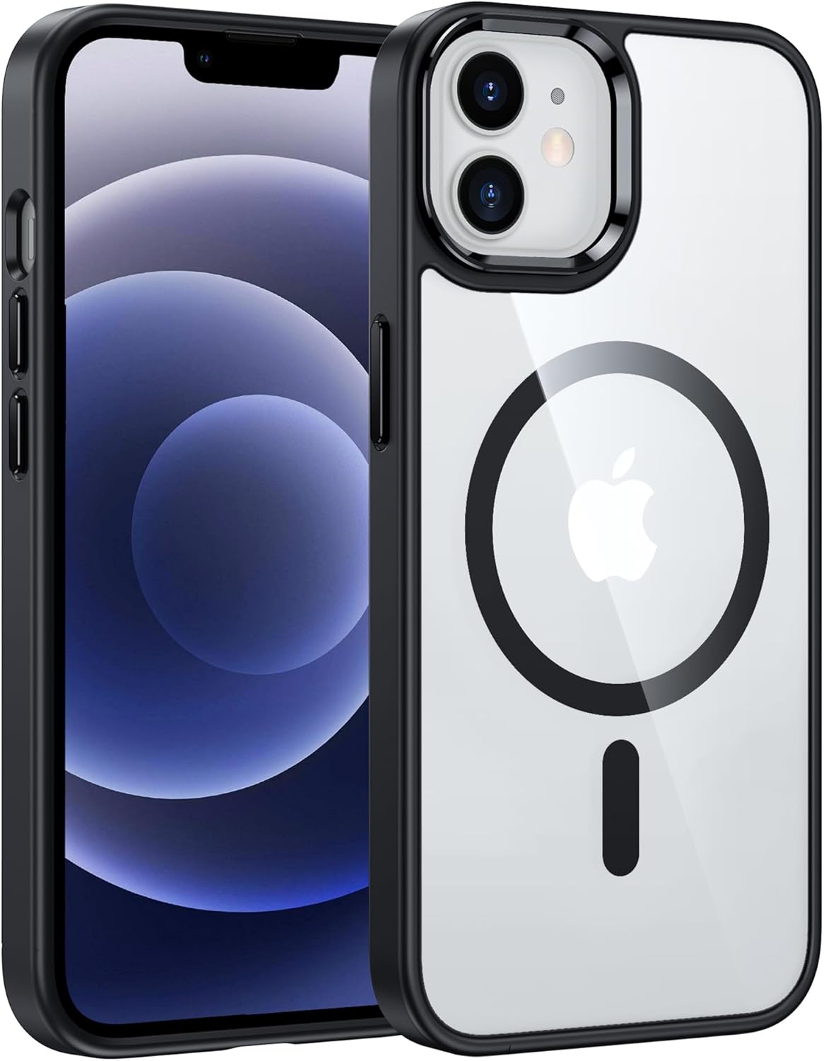 FNTCASE for iPhone 12 Clear Case: Magnetic Military Grade Drop Protection Anti Yellowing Cell Phone Cover – Rugged Durable Shockproof Protective Bumper FNTCASE for iPhone 12 Clear Case: Magnetic Military Grade Drop Protection Anti Yellowing Cell Phone Cover – Rugged Durable Shockproof Protective Bumper