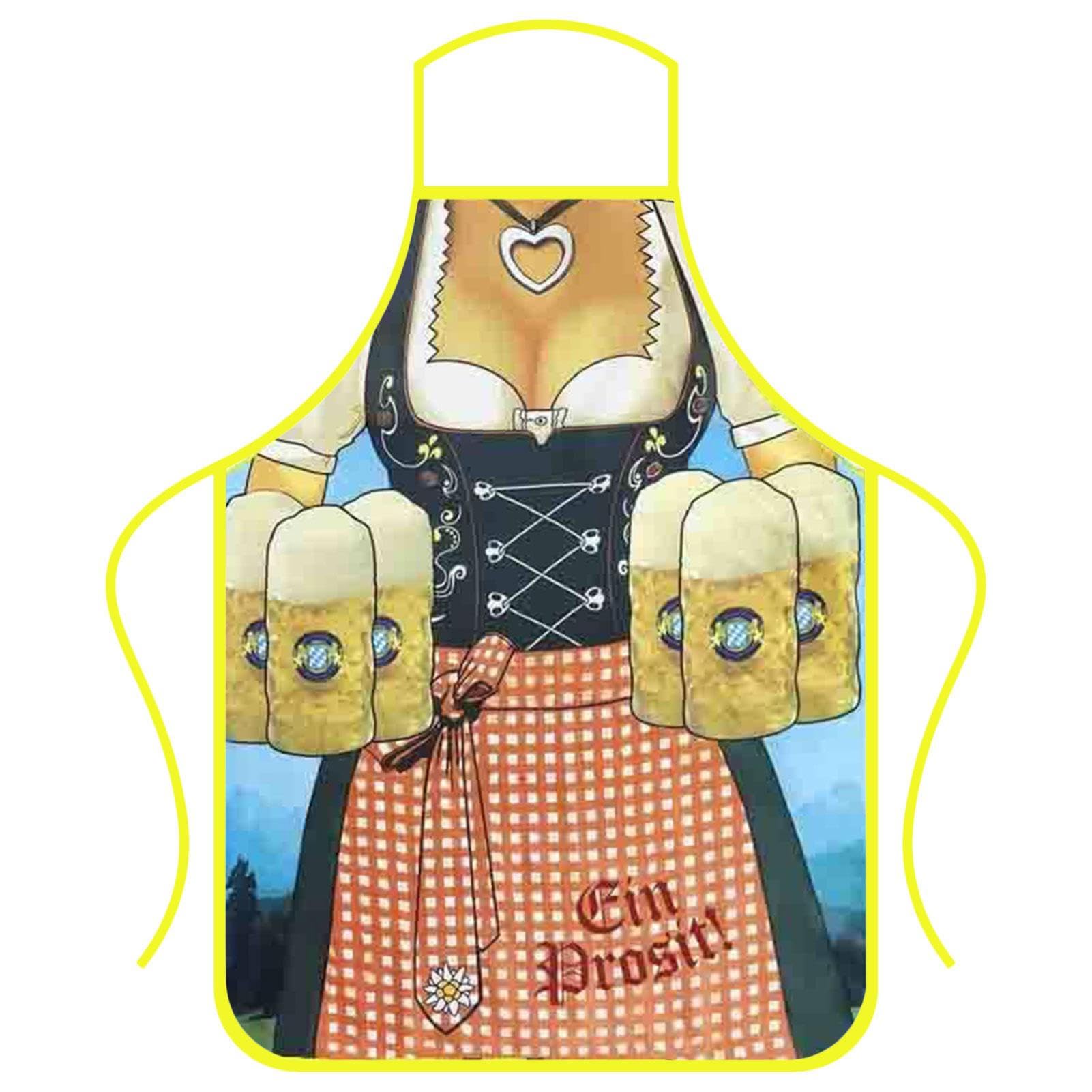 Manolyee 06 German Oktoberfest Kitchen Apron - Oktoberfest Bavarian Kitchen Apron,Soft Oktoberfest Decorations For Grilling