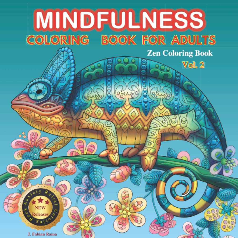 Mindfulness Coloring Book For Adults Zen Coloring Book A