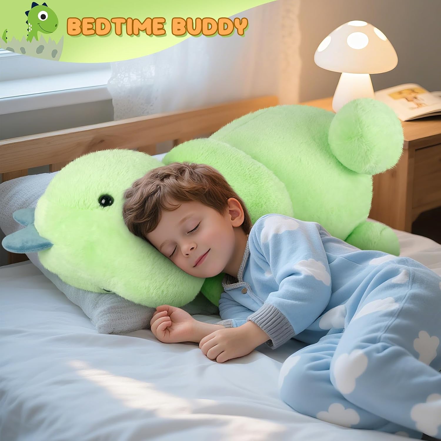 SuzziPals Giant T rex Plush Toys 30", Jumbo Soft Dinosaur Stuffed Animals, Giant Stuffed Animal Dinosaur Toys for Relaxation & Comfort, Huge Cuddly T rex Plushies Gifts for Family and Friends