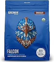 Vista 12 de BIRDMAN Falcon - Proteína vegana en polvo orgánica, sin estevia ni azúcar, a base de plantas, baja en carbohidratos, sin lácteos, keto, sin suero