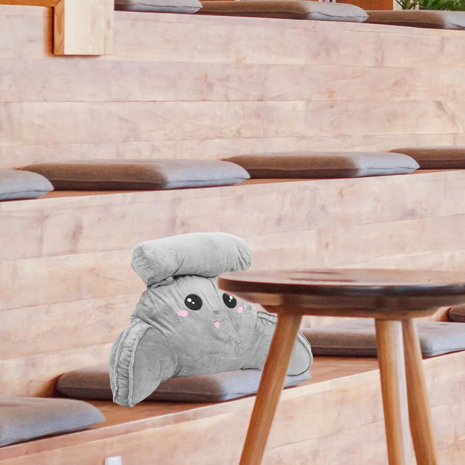 Zerodeko Back Support Pillow for Car Chair Bed Office Neck Roll Pillow with Armrest Backrest