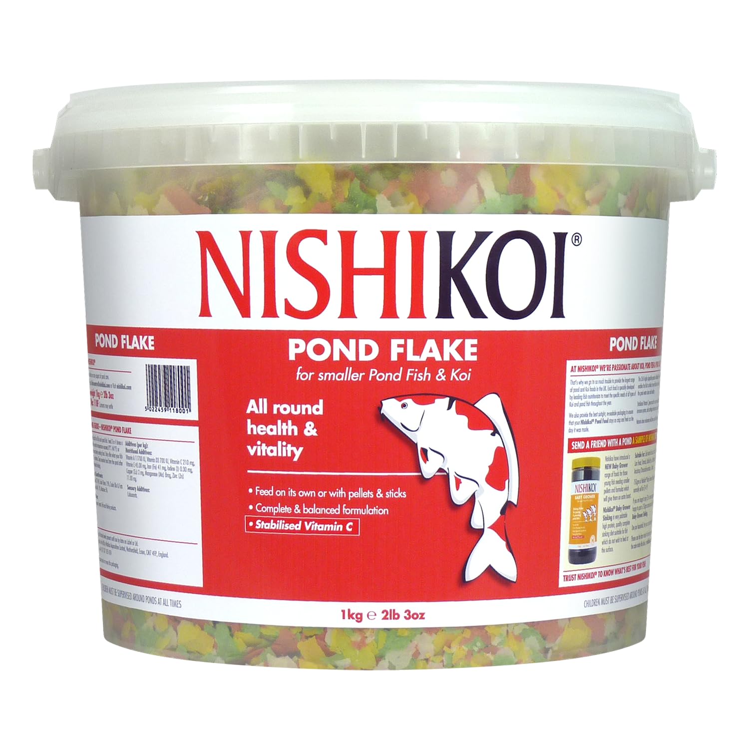 Nishikoi Pond Flake 1000g