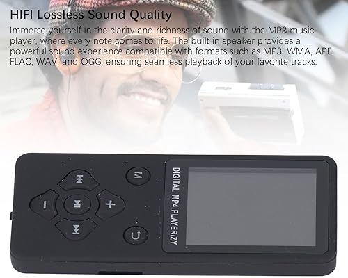 Miniatura 7 de Reproductor de MP3 de 64 GB, Bluetooth 5.0 reproductor de música portátil de calidad de sonido de alta fidelidad, reproductor de MP3 y MP4 con