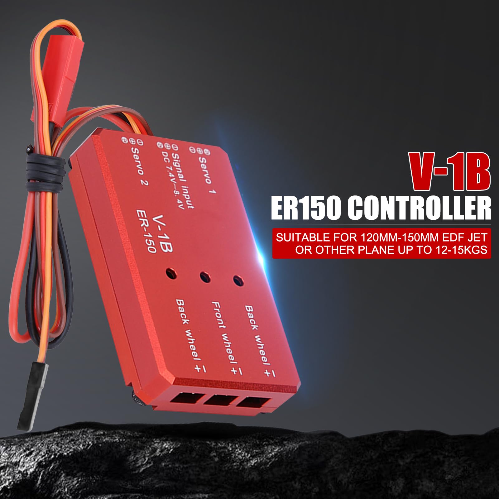 E-flite Nose Gear Strut F-16 Falcon-Gray 80mm EDF- EFLG350 Wheels Gear Retracts & Accys