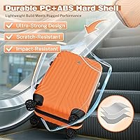 Amazon.com | AnyZip Expandable Luggage, 24 Inch Hard Shell Checked