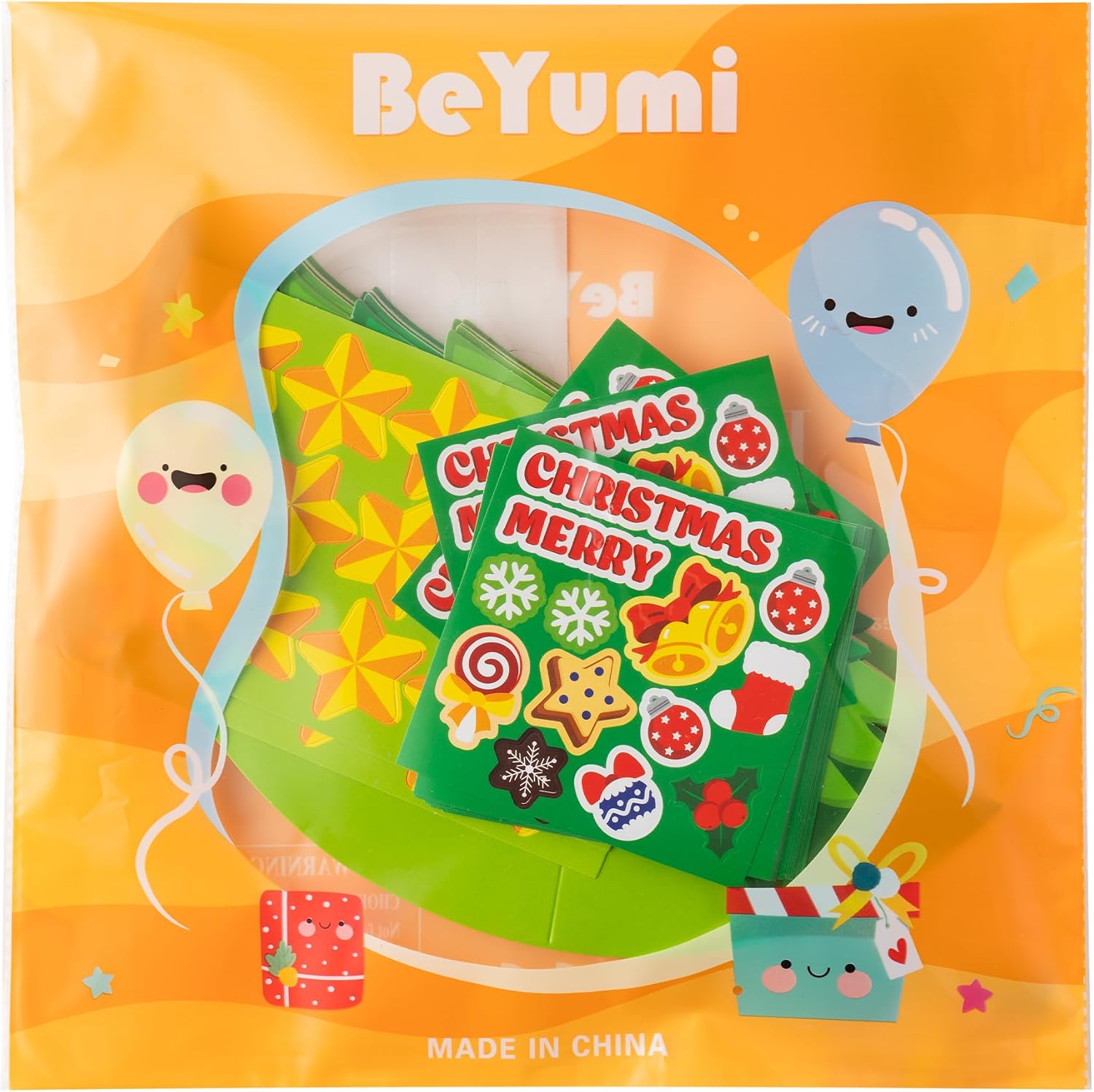 BeYumi Christmas Tree Card Craft - 30Pcs DIY Christmas Tree Craft Kit for Kids 3D Xmas Blessing Greeting Cards with Sticker for Home School Classroom Holiday Fun Activities