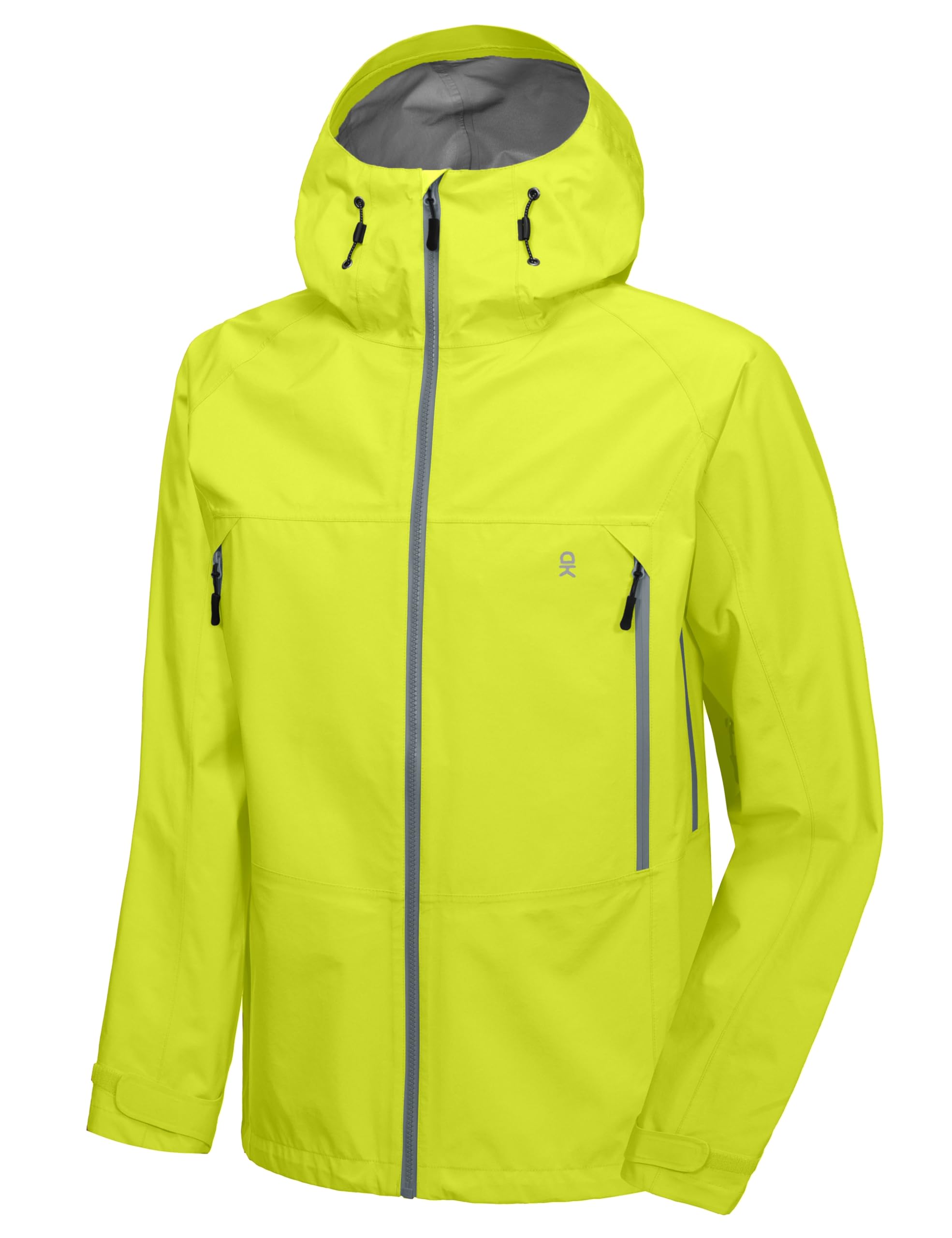 Little Donkey Andy Men's High-performance 3L Hard Shell Waterproof Rain Jacket Breathable Rain Gear for Hiking,Travelling