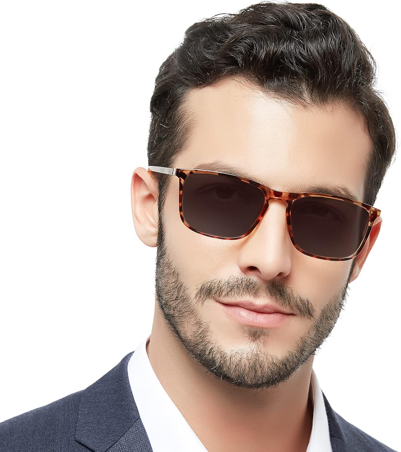 OCCI CHIARI Retro Oversized Reading Sunglasses Men Stylish Full Lens Sun Readers 1.00 1.25 1.50 1.75 2.00 2.25 2.50 2.75 3.00 3.50 (Yellow,1.25)