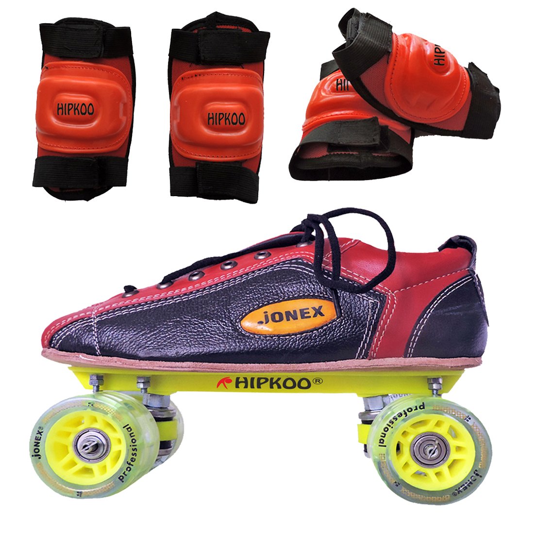 Jonex Professional Shoe Skate Combo with Knee and Elbow Guards and Free Skate Bag Size 3 Kids (22.5 cms) Age 10-11 (B079PZH6CH) Amazon Price History, Amazon Price Tracker