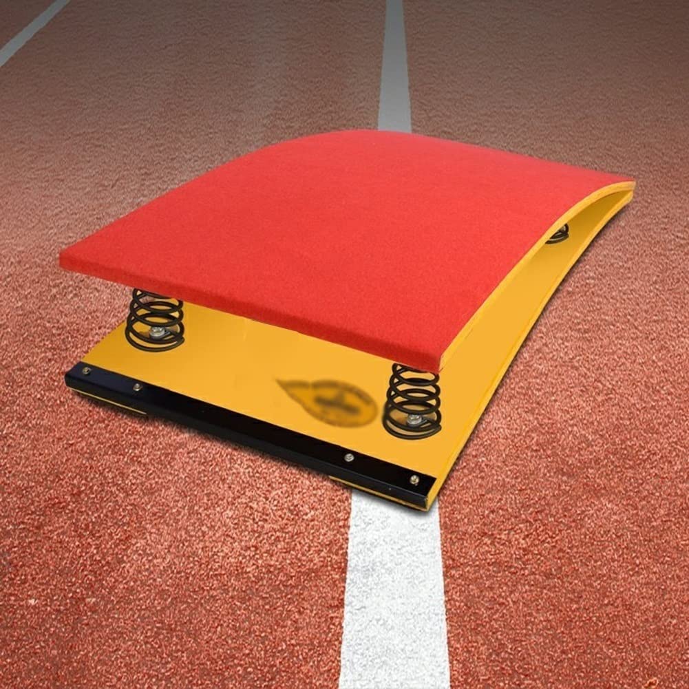 Trampolina gimnastyczna z twardego drewna 2 sprężyny sprężyna stalowa sprzęt do skoków antyrozdarciowy do użytku domowego,