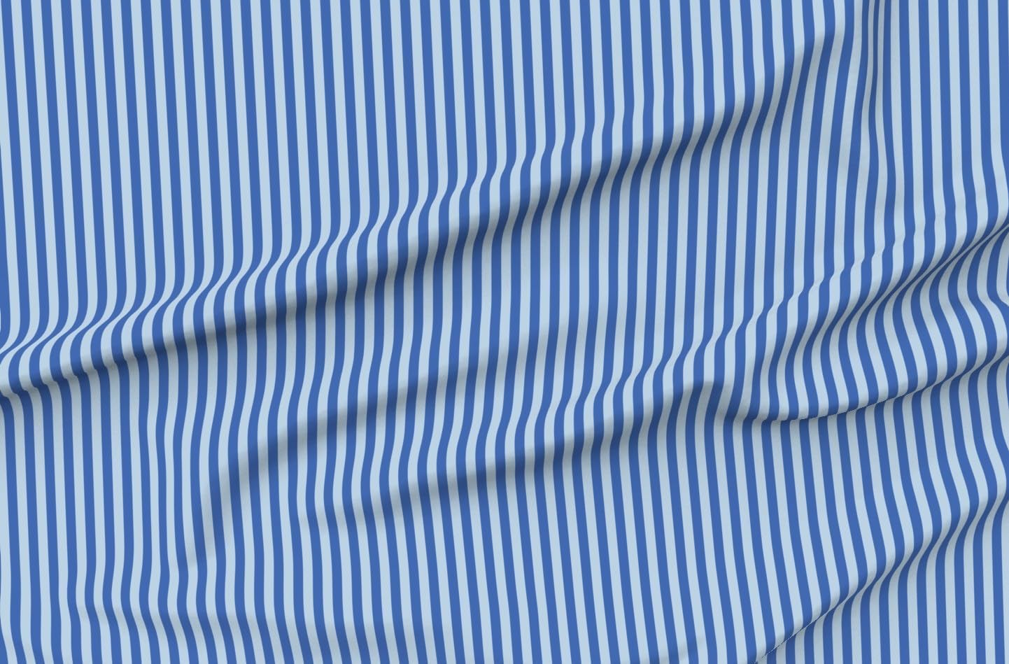 Spoonflower Fabric - Vertical Lines Modern Stripe Summer Classic Nautical Coastal Printed on Petal Cotton Fabric Fat Quarter - Sewing Quilting Apparel Crafts Decor