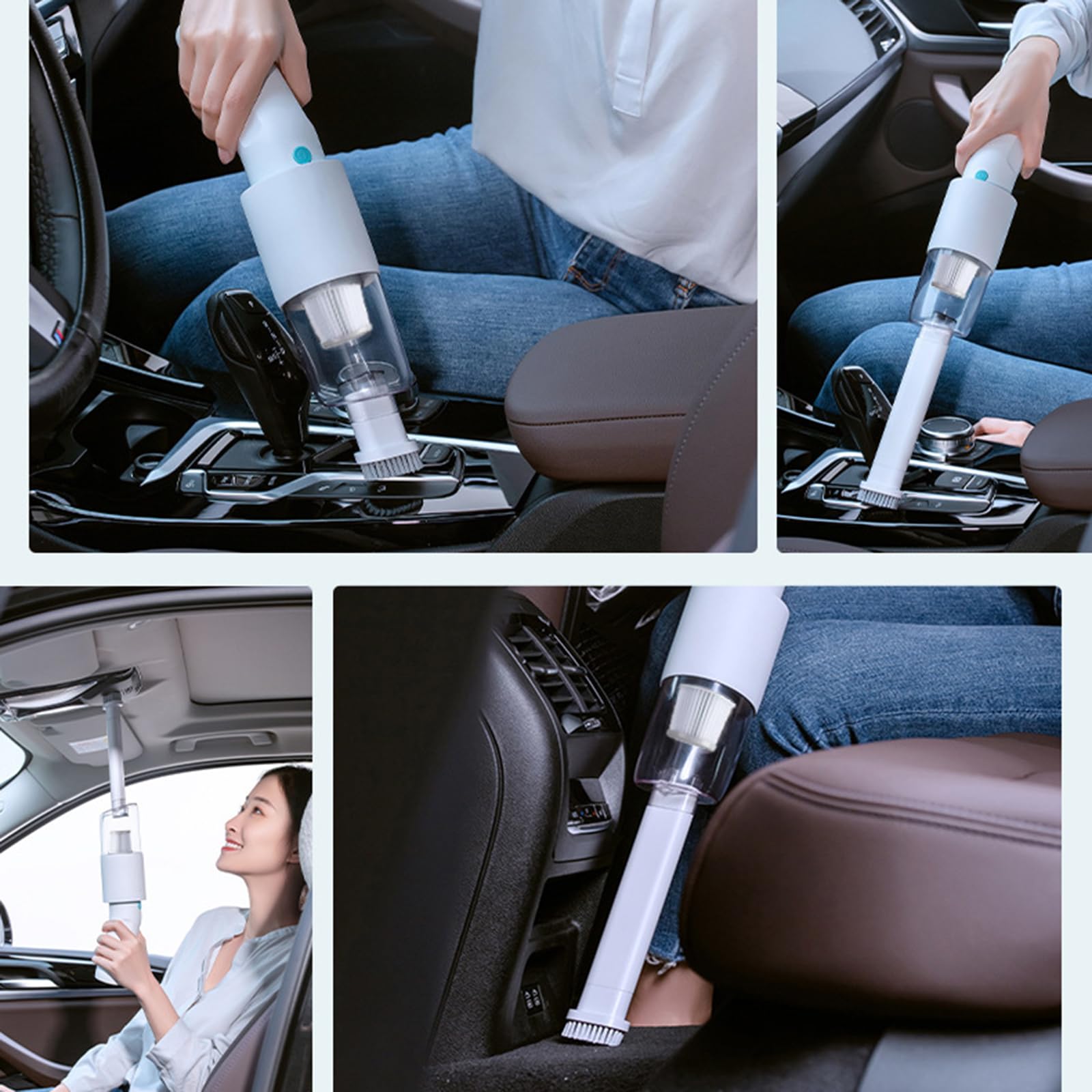 Aspirabriciole Senza Fili Potente Portatile Mini Aspirapolvere per Auto con USB, Mini Aspirapolvere con Filtro per Casa Cucina Peli di Animali (A,5500PA)