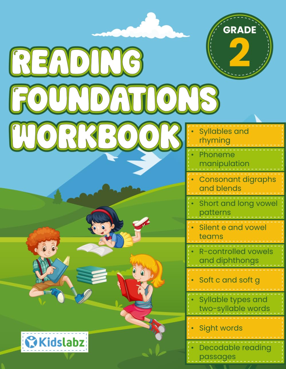 Grade 2 Reading Foundations Workbook (Grade 2 Literacy Workbook Series)