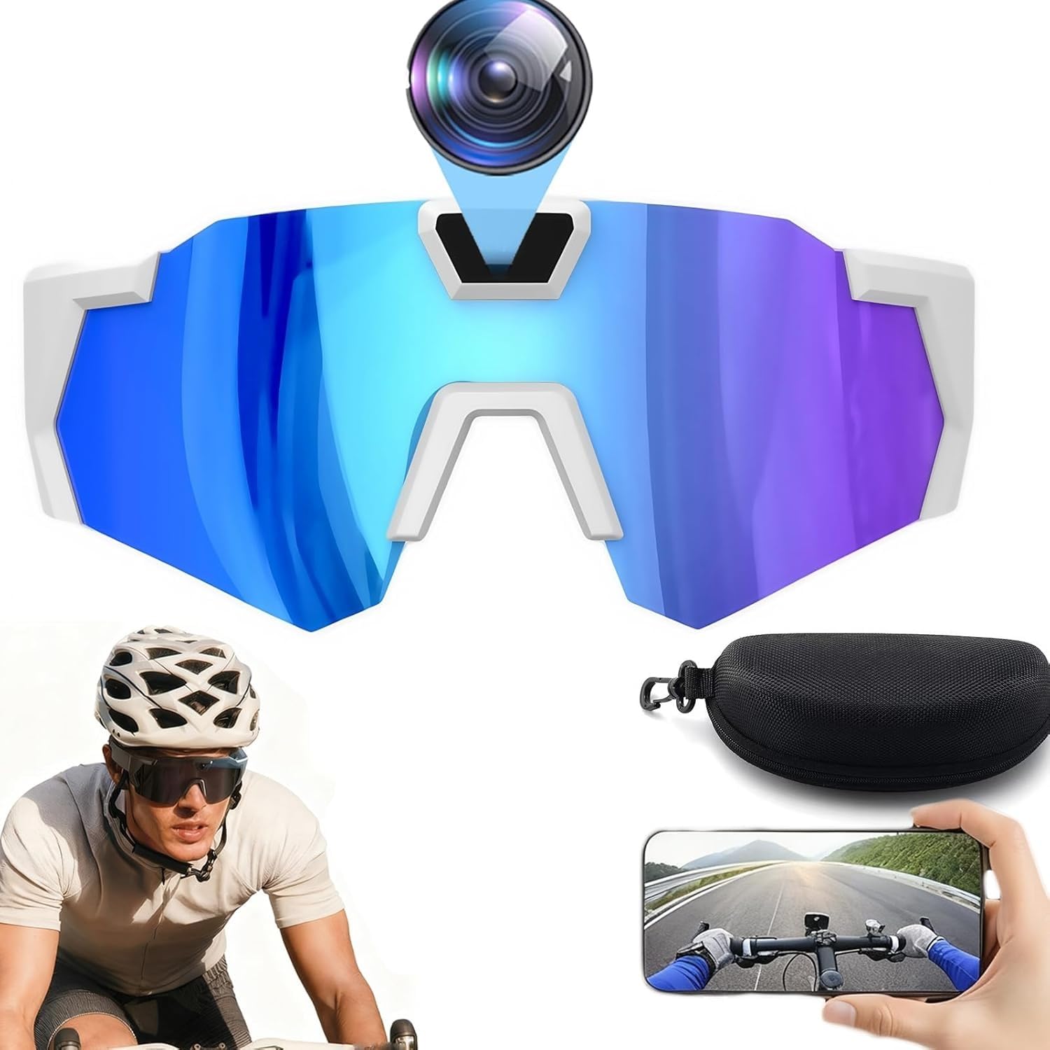wartleves 4K HD Baseball Glasses with Camera, 2026