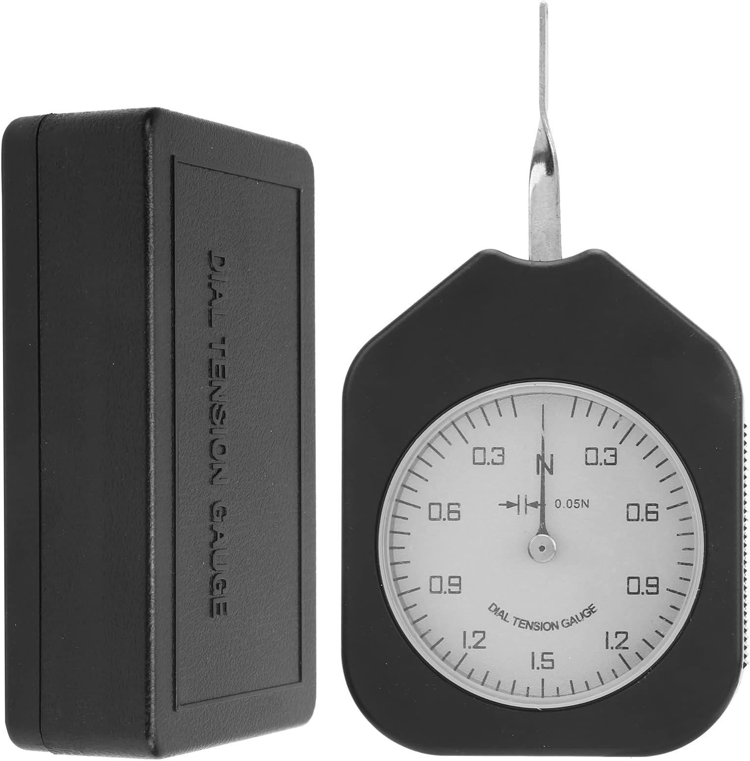 Dial Tension Meter, Single Needle Gram Tension Meter Gram Force Gauge Tensiometer Handheld Tension Meter for Electronic Switch for Relay Tip Pressure