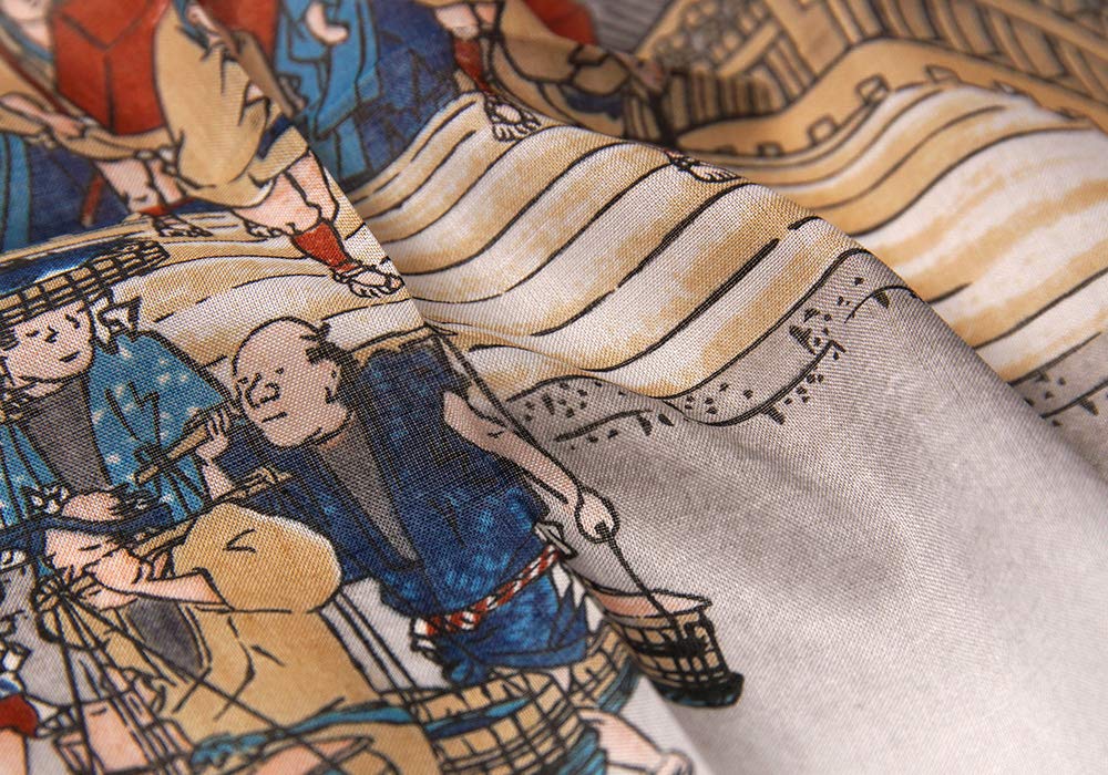 昭和レトロ】廣重東海道五十三次 趣味の手拭い 昭和レトロ】廣重東海道