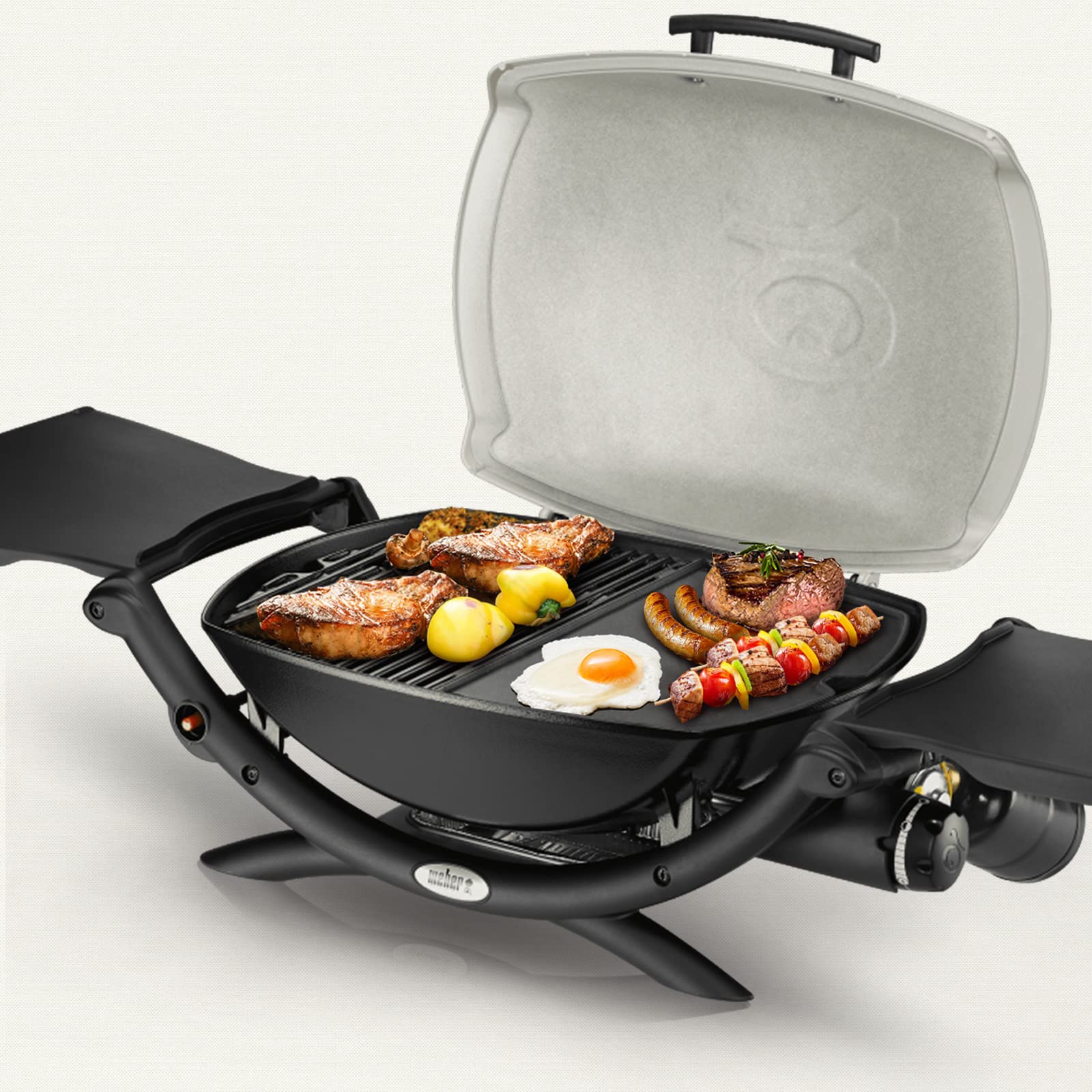 6558 Parti Grill Ghisa 32 x 21.8 x 1.2 cm Ricambi Accessori per Weber Q100 & Q1000 Series Q120 & Q1200 Stand Series q 1400, 6558 Accessori di Ricambio per Grill a Gas.