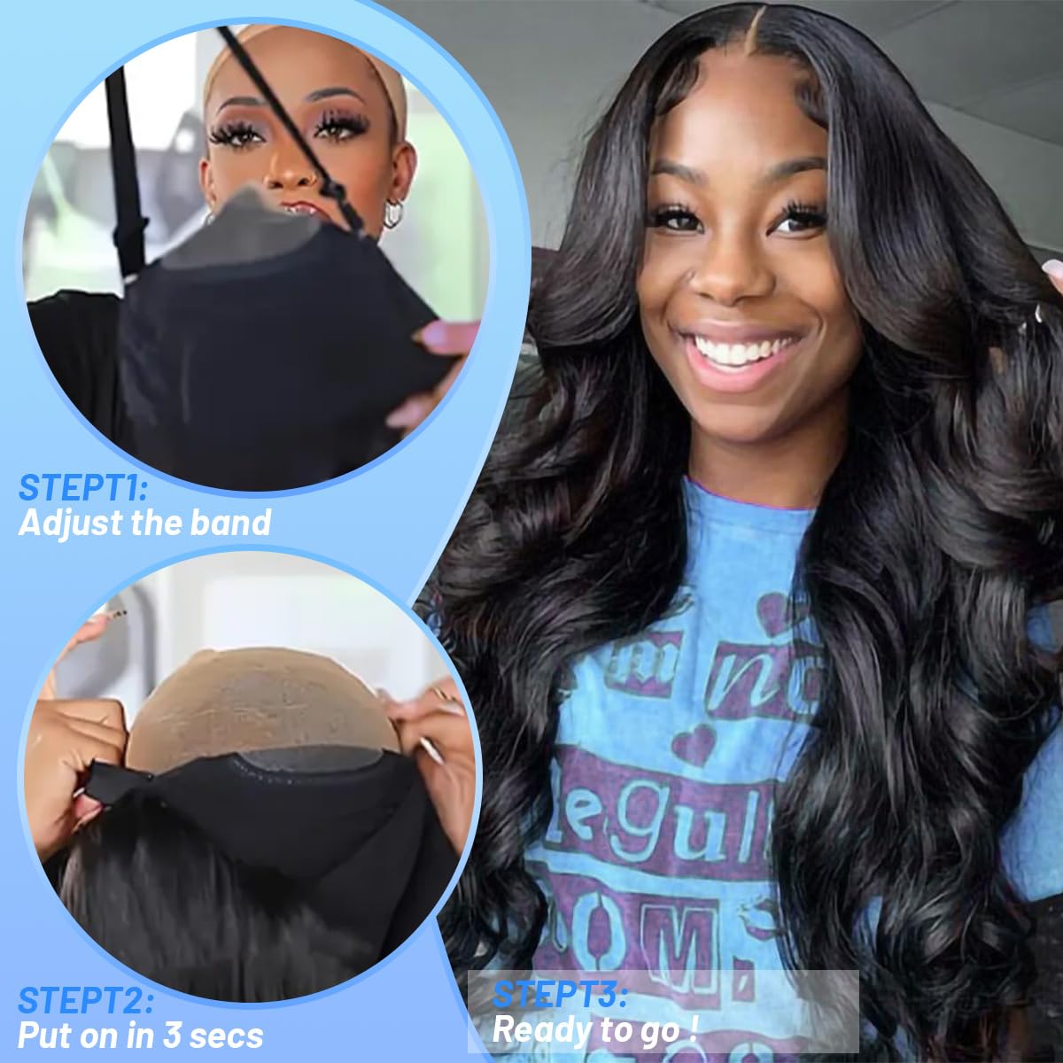 Glueless Human Hair Wig 5x5 HD Lace Closure Body Wave 180% Density 24in Amazon.com : ulovmly 5x5 HD Lace Closure Wigs Human Hair 24  main image 4