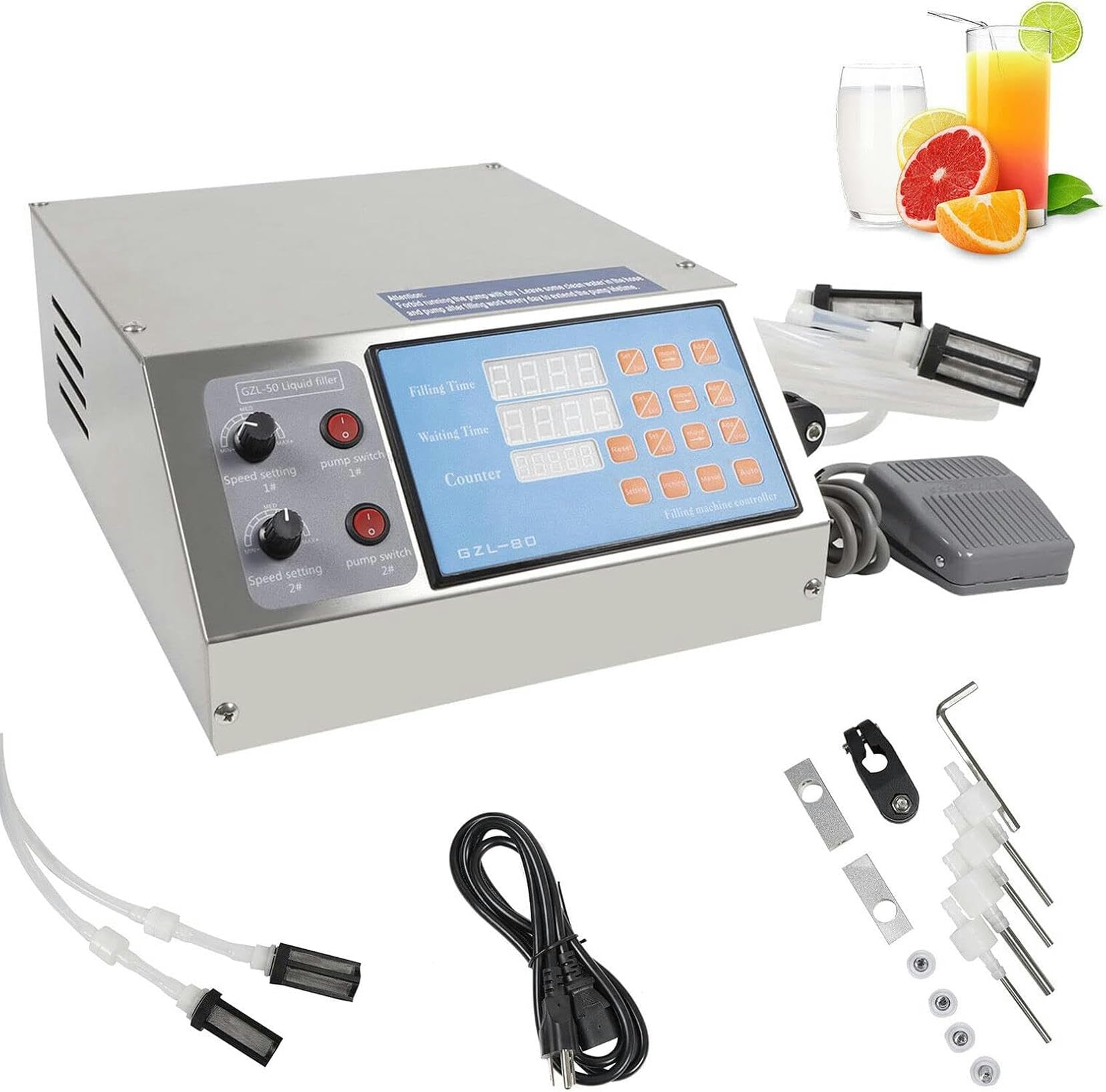 Macking liquide doseuse 4 L/Min pour bouteilles de 3 à 4000 ML