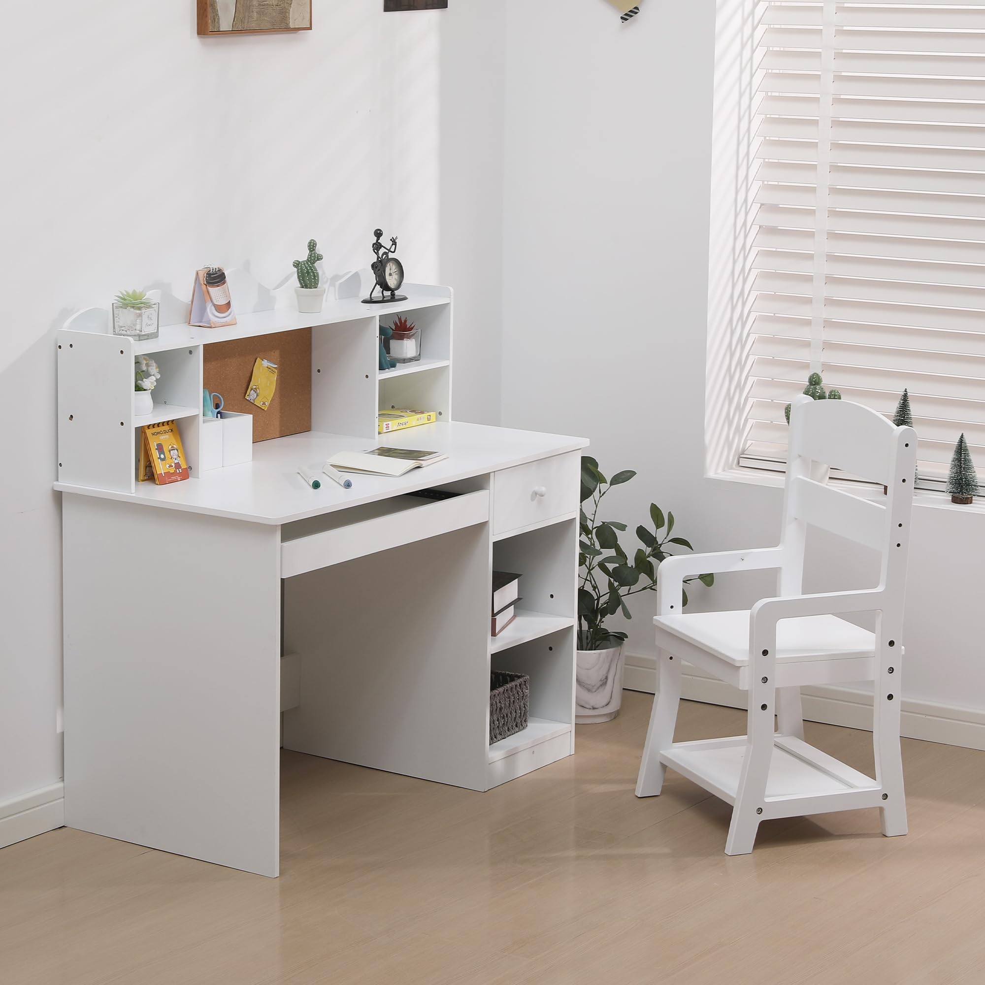 Amazon.com: Garvee Study Desk and Chair Set, Learning Desk for