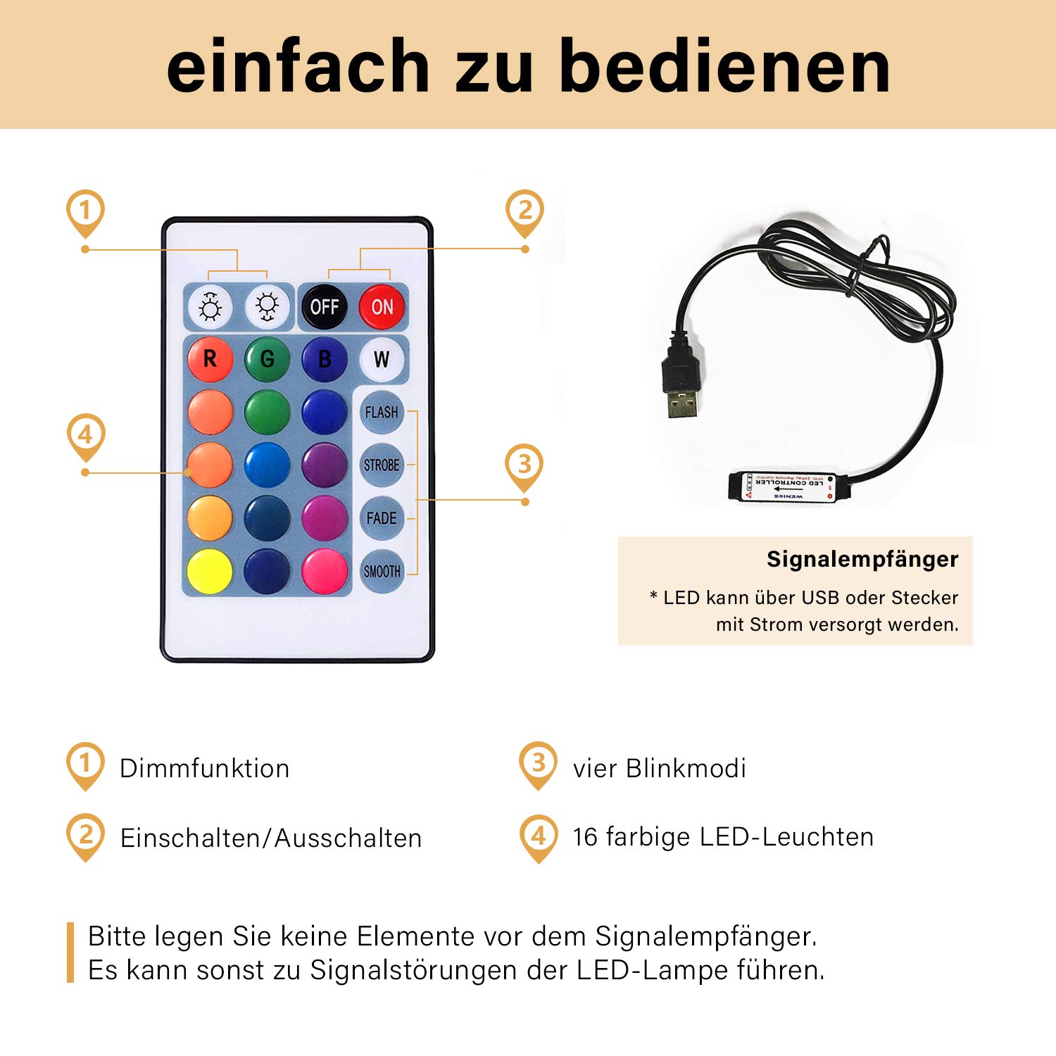 SONNI Groß Sideboard Kommode mit 3 Hochglanz Türen, LED, 116x35x93cm, Weiß | Wohnzimmermöbel, Wohnzimmerschrank, Standschrank, 16 Farben RGB-Funktion mit 4 Grundfarben und 12 Verläufen für Wohnzimmer