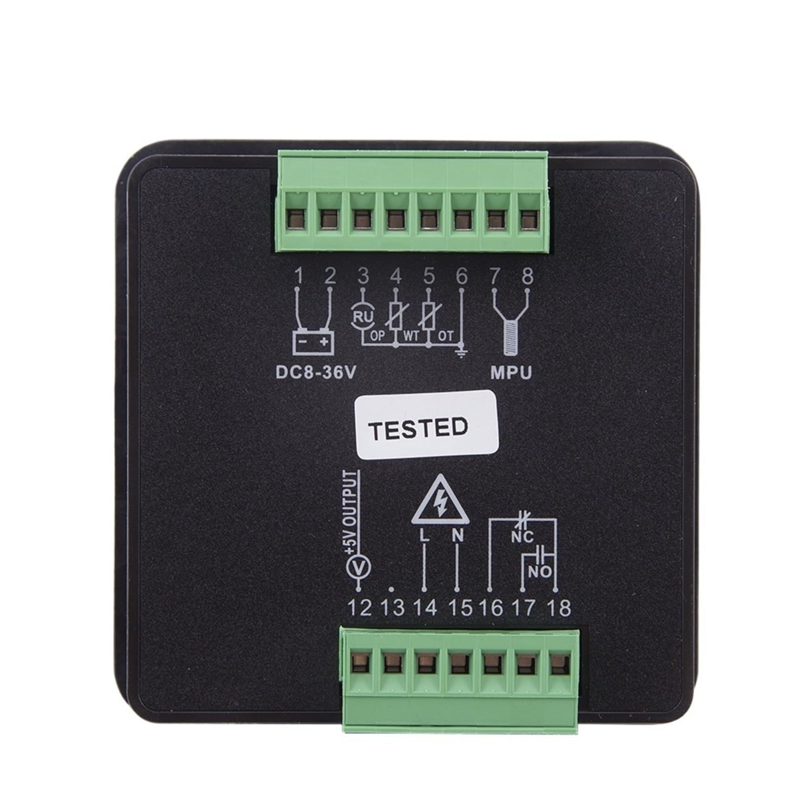 ZLGYGLEO 1 pz GM50H MK3 Misuratore digitale del motore Monitor del generatore diesel con sensore della temperatura dell'acqua Sensore della pressione dell'olio(GM50H MK3)