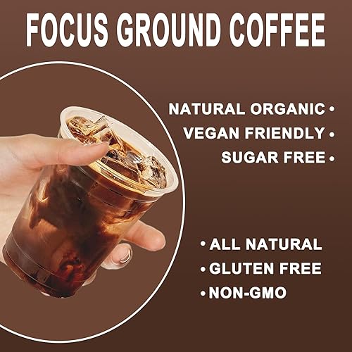 Miniatura 6 de Café de hongos - Mezcla de adaptógenos de 5 hongos - Seta de melena de león, reishi, cordyceps, chaga y cola de pavo - Café instantáneo de hongos