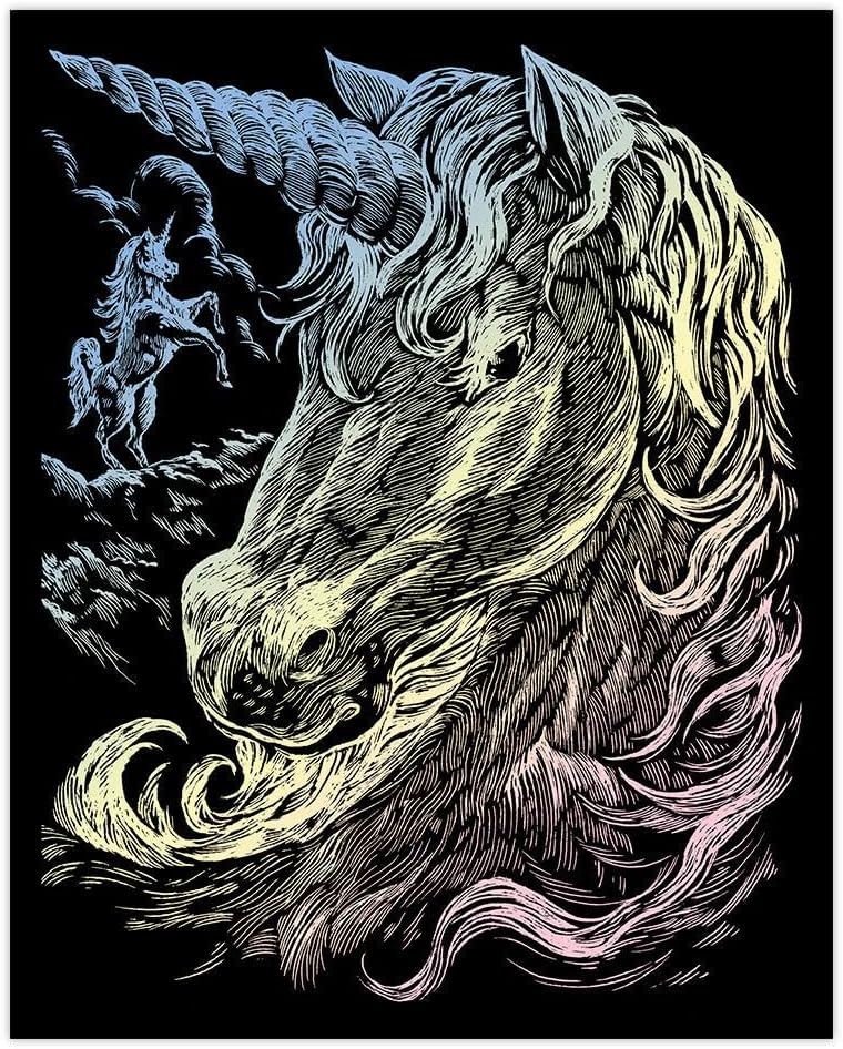 Royal and Langnickel Holographic Engraving Art, Unicorns
